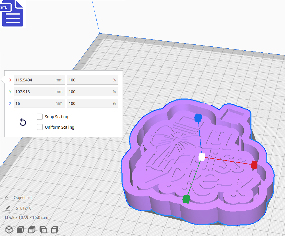 Lil Miss Pre-K Mold Housing STL File - The Crafts and Glitter Shop