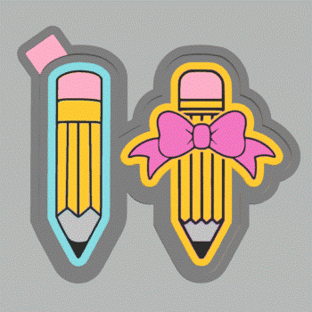 Pencils Mold Housing STL File - The Crafts and Glitter Shop