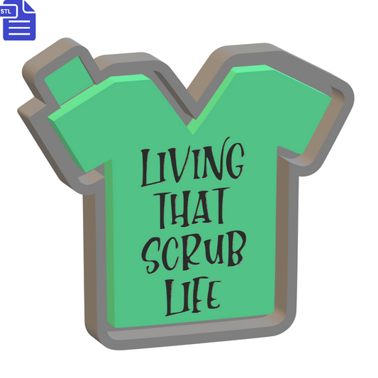 Scrub Life Mold Housing STL File - The Crafts and Glitter Shop