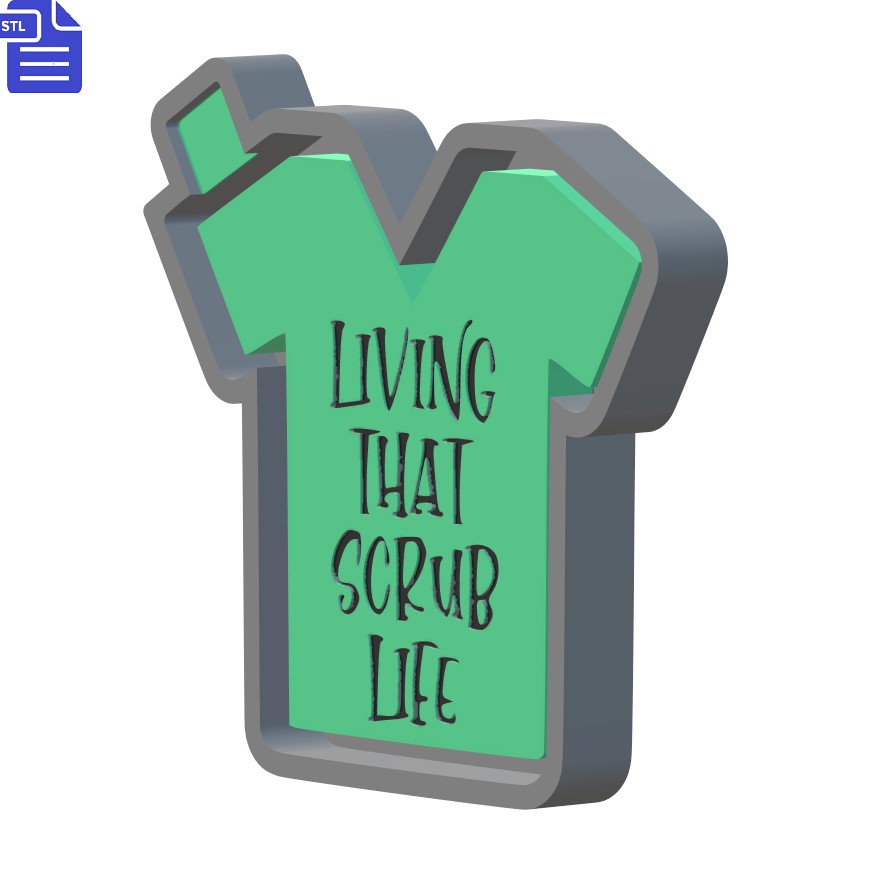 Scrub Life Mold Housing STL File - The Crafts and Glitter Shop