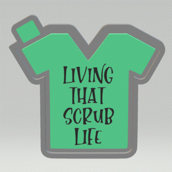 Scrub Life Mold Housing STL File - The Crafts and Glitter Shop