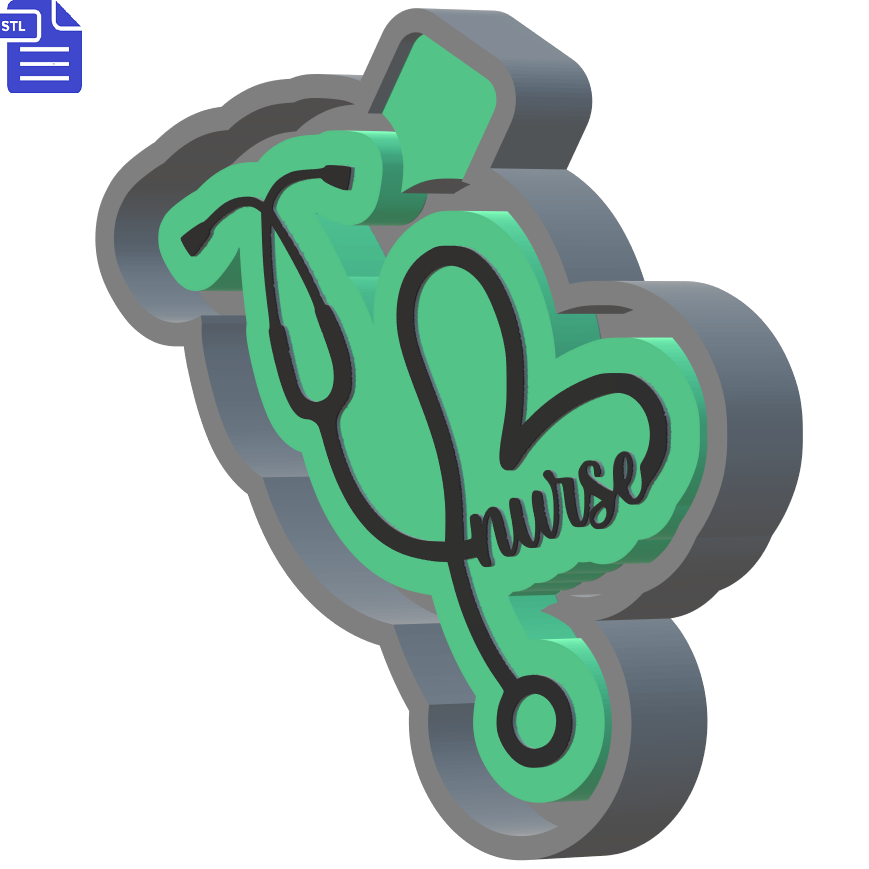 Nurse Mold Housing STL File - The Crafts and Glitter Shop