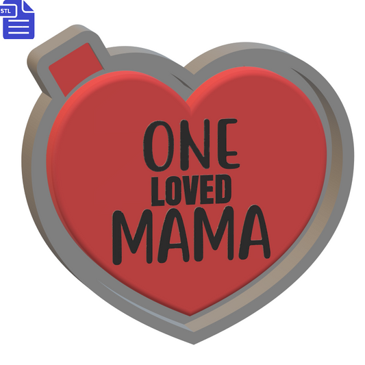 One Loved Mama Mold Housing STL File - The Crafts and Glitter Shop