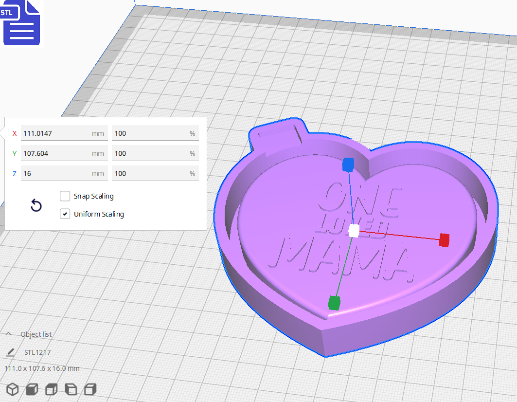 One Loved Mama Mold Housing STL File - The Crafts and Glitter Shop