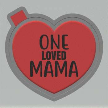 One Loved Mama Mold Housing STL File - The Crafts and Glitter Shop