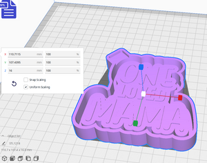 One Loved Mama Mold Housing STL File