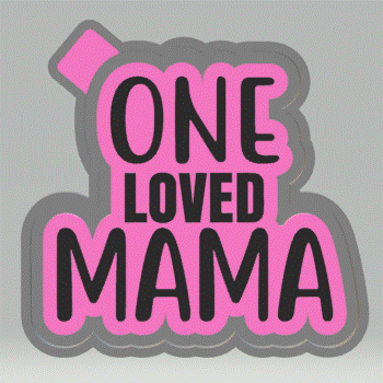 One Loved Mama Mold Housing STL File - The Crafts and Glitter Shop