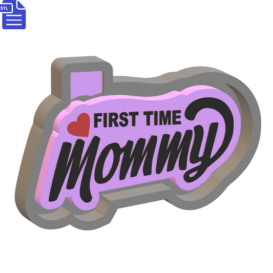 First Time Mommy Mold Housing STL File - The Crafts and Glitter Shop