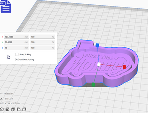 First Time Mommy Mold Housing STL File