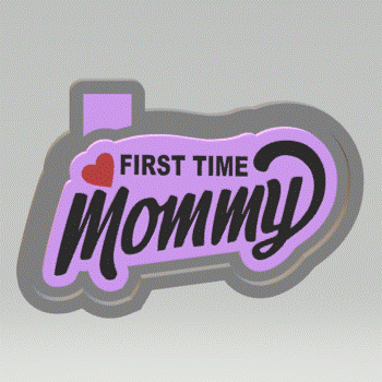 First Time Mommy Mold Housing STL File - The Crafts and Glitter Shop