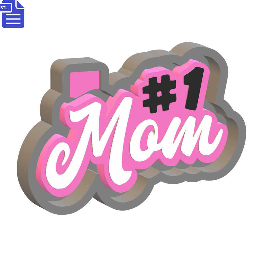 No 1 Mom Mold Housing STL File