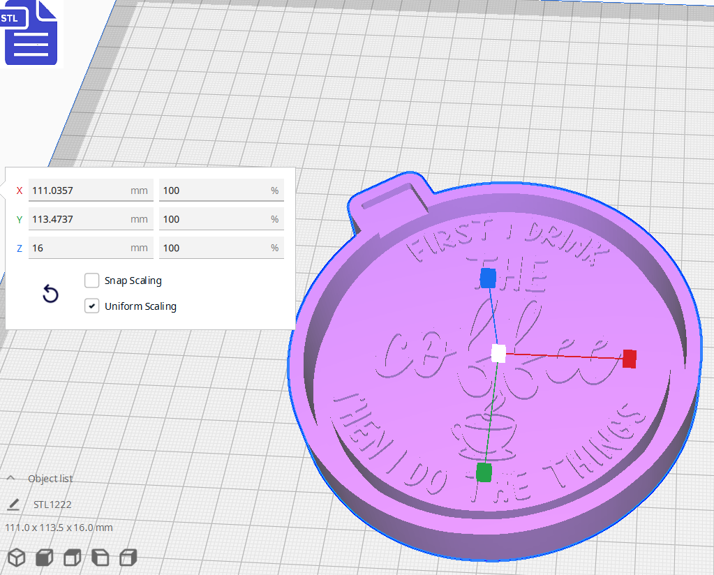 First Coffee Mold Housing STL File - The Crafts and Glitter Shop