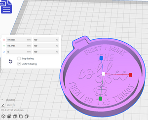 First Coffee Mold Housing STL File