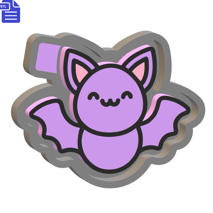 Cute Bat Mold Housing STL File