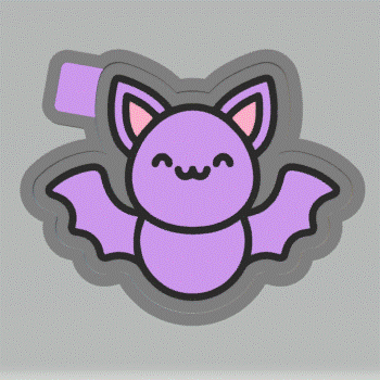 Cute Bat Mold Housing STL File - The Crafts and Glitter Shop
