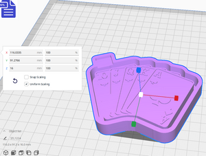 Poker Royal Flush Mold Housing STL File