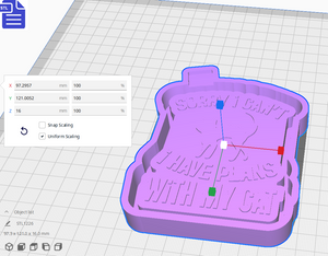 I Have Plans with my Cat Silicone Mold Housing STL File