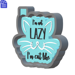 I'm Not Lazy Silicone Mold Housing STL File