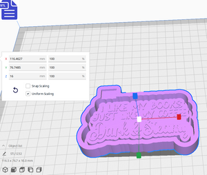 Dark & Steamy Silicone Mold Housing STL File