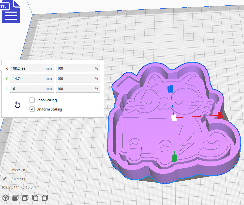 Study Cat Silicone Mold Housing STL File - The Crafts and Glitter Shop
