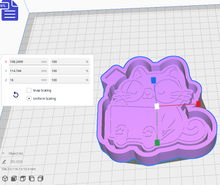 Load image into Gallery viewer, Study Cat Silicone Mold Housing STL File