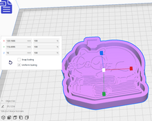 Load image into Gallery viewer, Sleeping Study Cat Silicone Mold Housing STL File