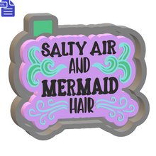 Load image into Gallery viewer, Mermaid Hair Silicone Mold Housing STL File