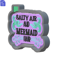 Load image into Gallery viewer, Mermaid Hair Silicone Mold Housing STL File