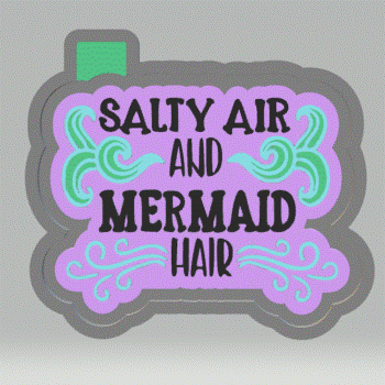 Mermaid Hair Silicone Mold Housing STL File - The Crafts and Glitter Shop