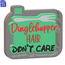 Load image into Gallery viewer, Dinglehopper Hair Silicone Mold Housing STL File