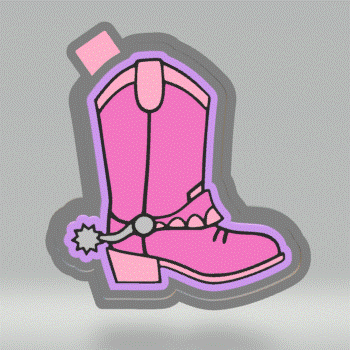 Cowboy Boots Silicone Mold Housing STL File - The Crafts and Glitter Shop