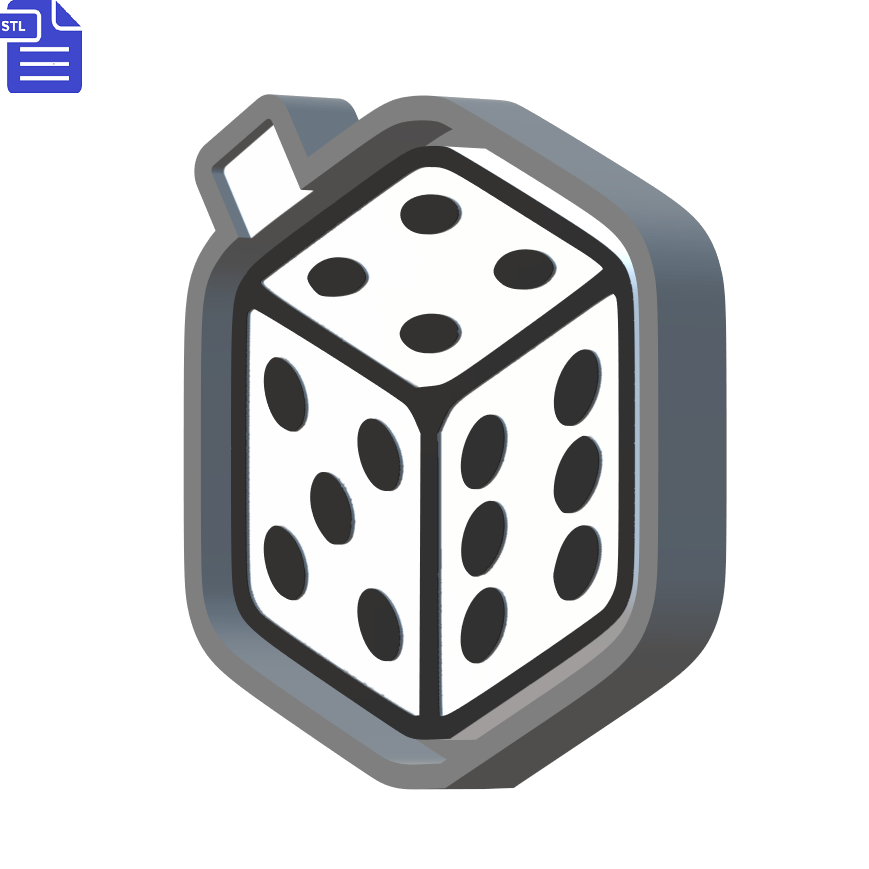 Dice Silicone Mold Housing STL File - The Crafts and Glitter Shop