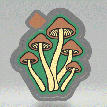 Mushrooms Silicone Mold Housing STL File - The Crafts and Glitter Shop