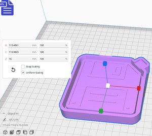 Floppy Disk Silicone Mold Housing STL File