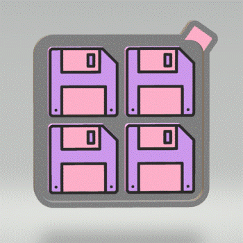 Floppy Disk Silicone Mold Housing STL File - The Crafts and Glitter Shop