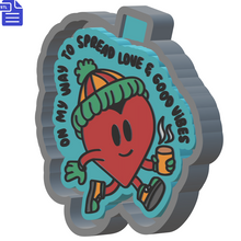 Load image into Gallery viewer, Spread Love Silicone Mold Housing STL File