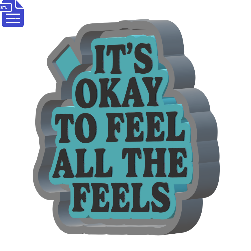 Feels Silicone Mold Housing STL File - The Crafts and Glitter Shop