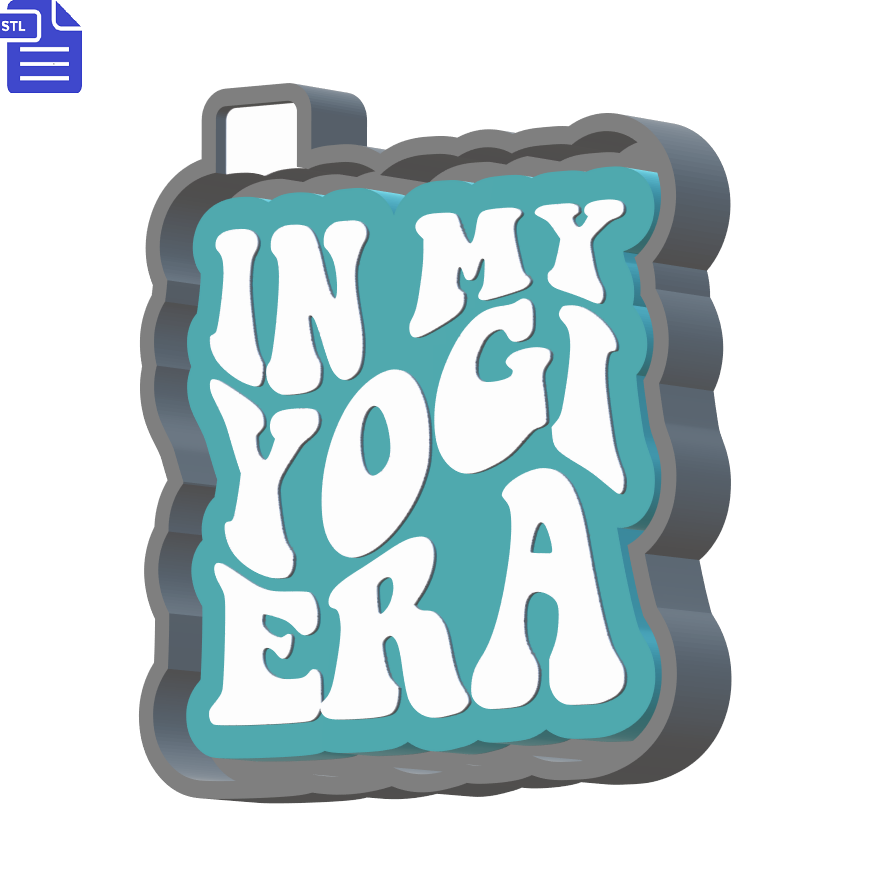 In My Yogi Era Silicone Mold Housing STL File - The Crafts and Glitter Shop