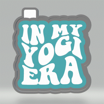 In My Yogi Era Silicone Mold Housing STL File - The Crafts and Glitter Shop