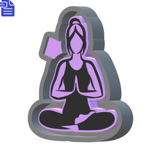 Load image into Gallery viewer, Yoga Girl Silicone Mold Housing STL File