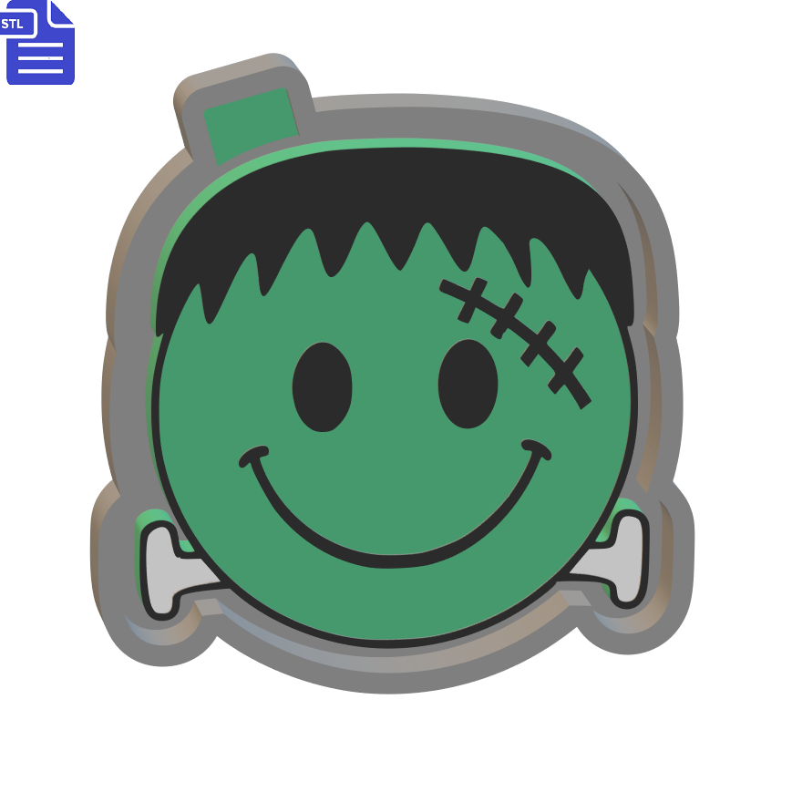 Frankenstein Silicone Mold Housing STL File - The Crafts and Glitter Shop