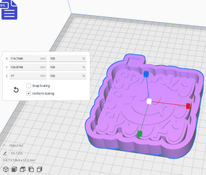 Spooky Smiley Silicone Mold Housing STL File