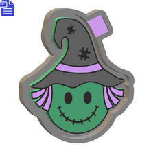 Load image into Gallery viewer, Witch Smiley Silicone Mold Housing STL File