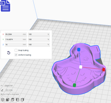 Load image into Gallery viewer, Witch Smiley Silicone Mold Housing STL File