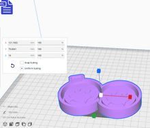 Load image into Gallery viewer, Vampire Smiley Silicone Mold Housing STL File