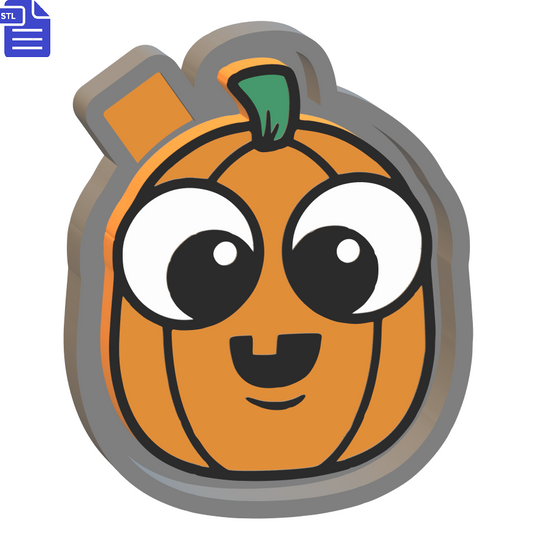 Cute Pumpkin Silicone Mold Housing STL File - The Crafts and Glitter Shop