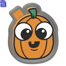 Load image into Gallery viewer, Cute Pumpkin Silicone Mold Housing STL File