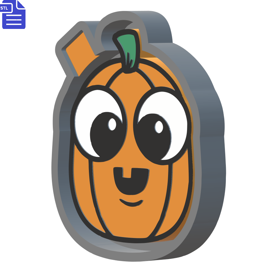 Cute Pumpkin Silicone Mold Housing STL File - The Crafts and Glitter Shop