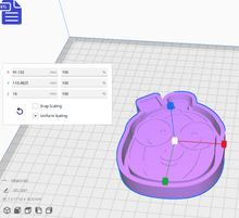 Load image into Gallery viewer, Cute Pumpkin Silicone Mold Housing STL File