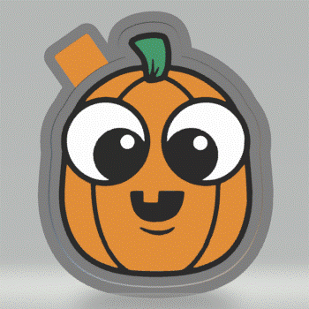 Cute Pumpkin Silicone Mold Housing STL File - The Crafts and Glitter Shop